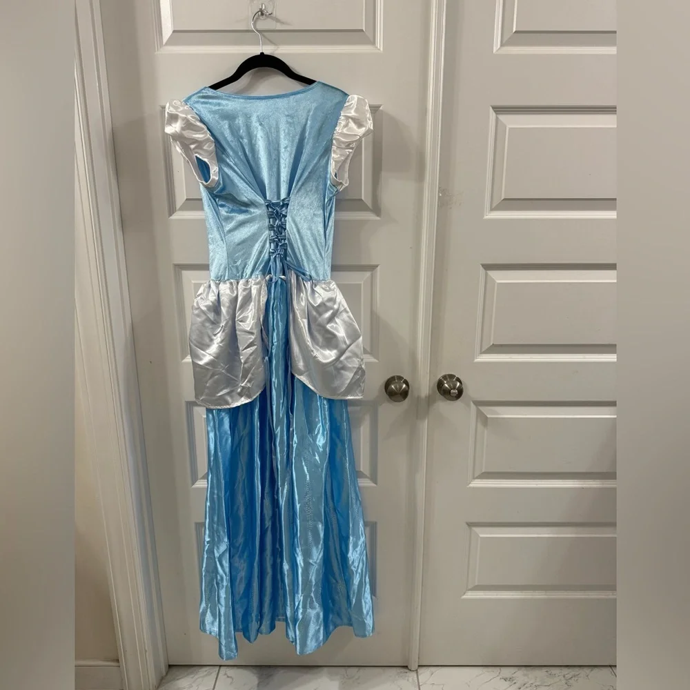 Blue and White Adult Princess Costume - Picture 2 of 2